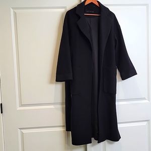 Zara Black Oversize coat very warm for fall